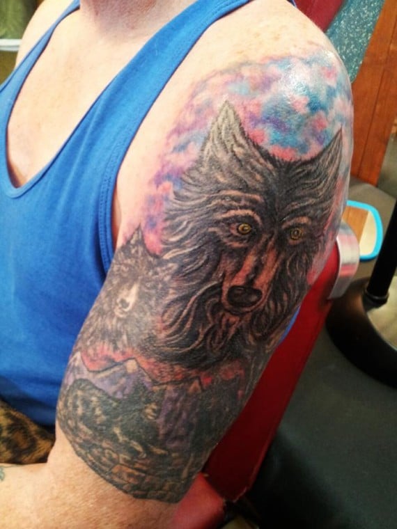 spirit wolf tattoo