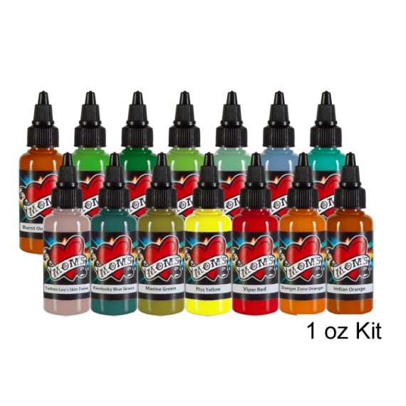 Tattoo Ink set - Dynamic Color Set, Colors, 1oz