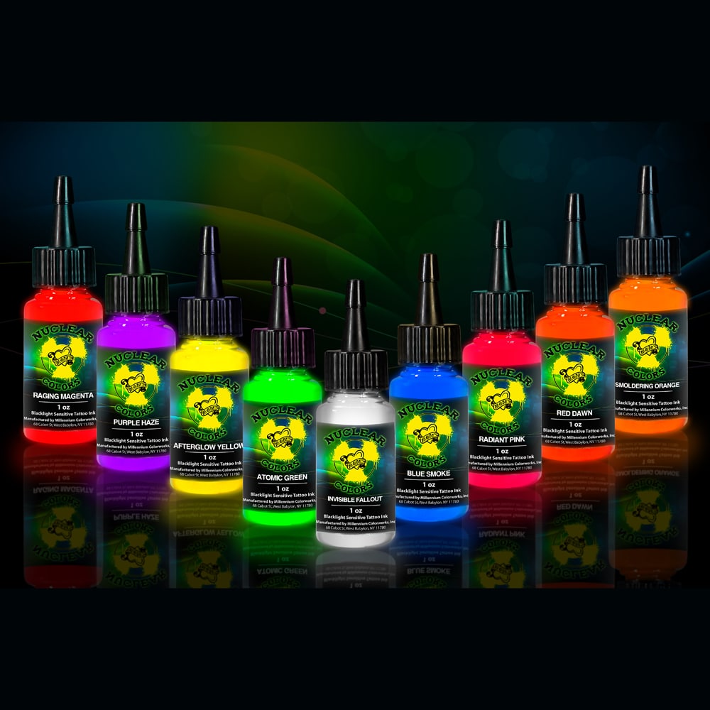 Bloodline UV Tattoo Ink Nuclear Invisible 1oz UV Blacklight