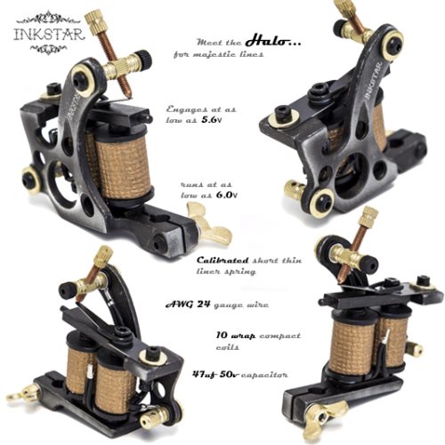 Inkstar Halo Tattoo Machine Diagram