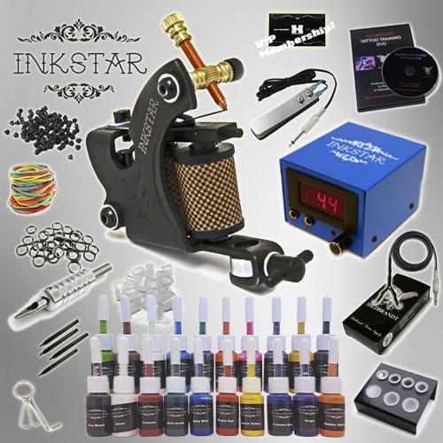 Economy Starter Tattoo Kits For Sale Hildbrandt Tattoo Supply   Inkstar Tattoo Kit Venture TKI1B20 500x500 