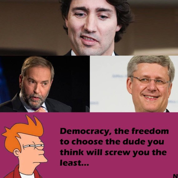 Harper Trudeau Mulcaire Funny Meme
