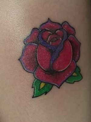 Old school Rose Tattoo