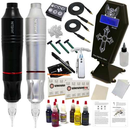 Cheap PHOENIXY Tattoo Pen Kit Rotary Machine Pen Tattoo Inks LED Power  Supply Foot Pedal Power Supply Tattoo Artist Tools | Joom