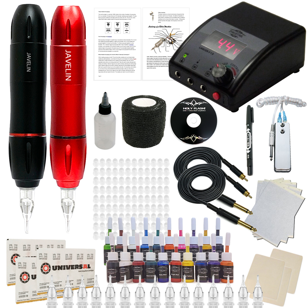 Complete Tattoo Kit Professional Inkstar Machine Set 10 Ink | Wish