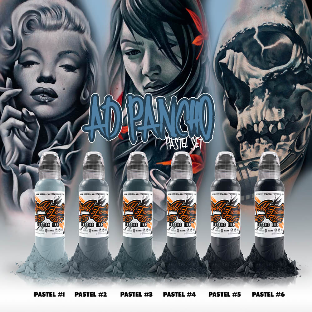 A.D. Pancho Pastel Grey - #2 | World Famous Tattoo Ink