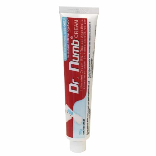 COMBO Pack of 2 tubes Dr Numb 4 Lidocaine Cream 30g  Dr Numb Foam Soap  4