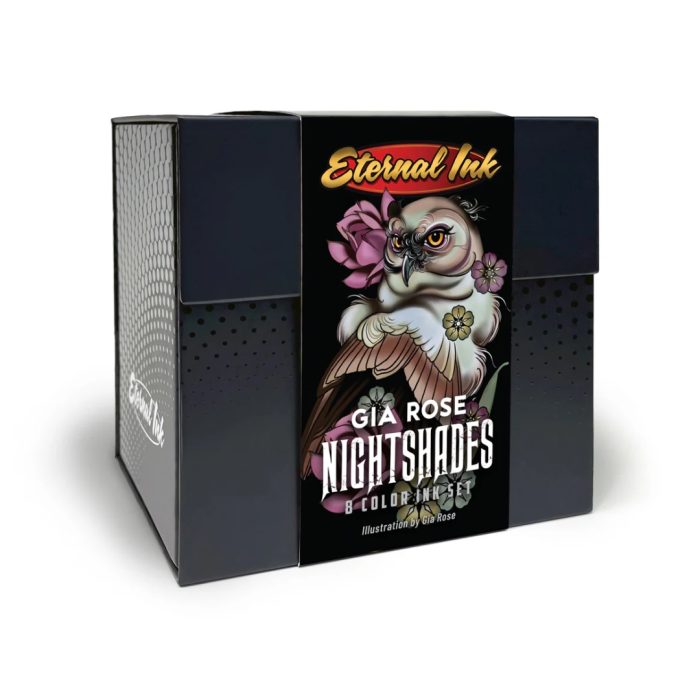 Eternal Ink Gia Rose Nightshades Tattoo Ink Set 1oz