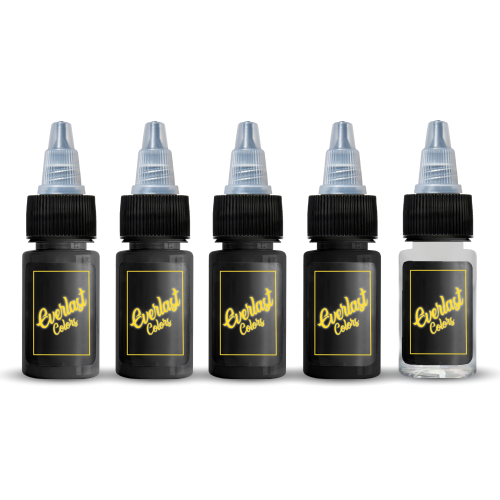 Everlast Colors Tattoo Ink Fader Greywash Series